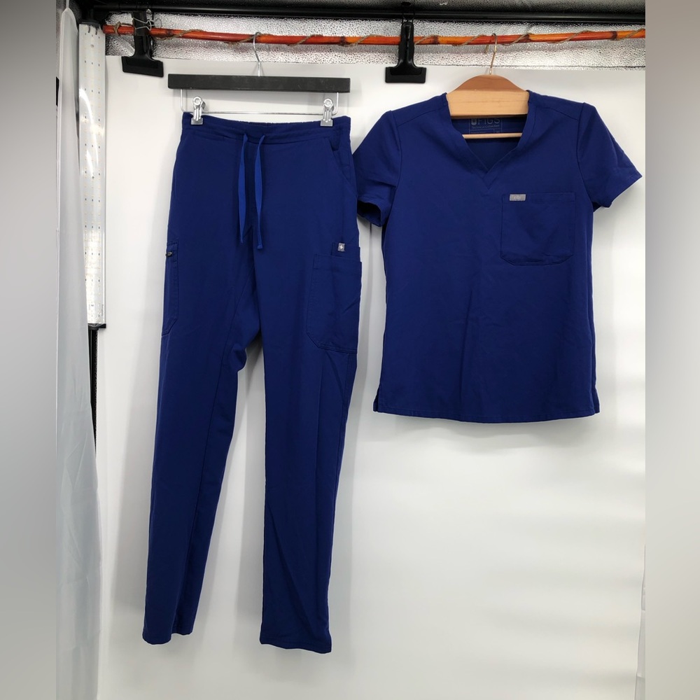 Figs Technical Collection Scrub Electric Blue Ser Siz… Gem